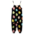 thumbnail image 4 of Staki Baby Girl Easter Jumpsuit Toddler Baby Girl Easter Outfit Rabbit Sleeveless Romper Jumpsuit Overalls Bunny Pants Leggings 1-10Y(Black,9-10 Years), 4 of 6