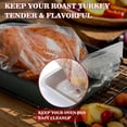 thumbnail image 7 of 20Turkey Roasting Bags - 21.7 inches x 23.6 inches, Large Oven Turkey Cooking Bags, Juice Lock Design, Delicious Turkey - Microwave Safe, Thanksgiving and Christmas Essentials (2 Packs), 7 of 7