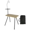 thumbnail image 1 of koolsoo Outdoor Camping Foldable Table for Market Stall Multipurpose Detachable Legs Brown, 1 of 8