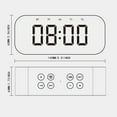 thumbnail image 3 of Gnwei Super Loud Alarm Clock for Bedrooms, Alarm Clock for Bedroom/Office,Digital Clock with Bluetooth Speaker,Small Alarm Clock for Heavy Sleepers Adults,Teens,Kids, 3 of 9