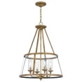 thumbnail image 2 of Quoizel  Barlow Weathered Brass 4-light Pendant, 2 of 8