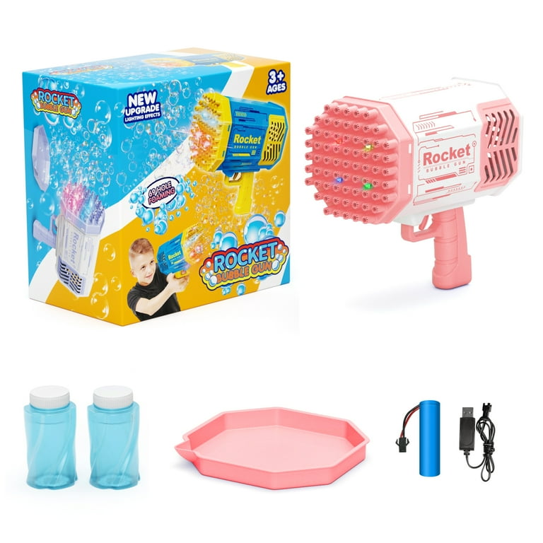 XJD Bazooka Big Outdoor Bubble Machine for Kids with LED Lights