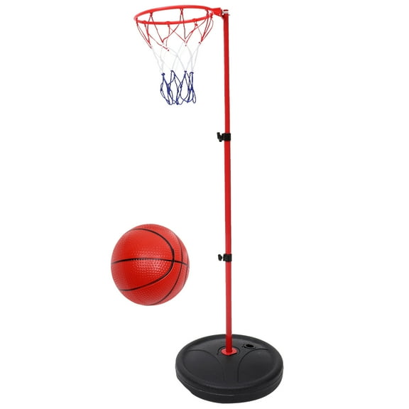 Supvox Red Pool Basketball with Pump - Enhances Coordination and Joy 1Set