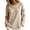 Beige(Ladies Tops), variant on LUVDA Crinkle Texture Boat Neck Blouse for Women Puff Sleeve Lightweight Draped Summer Fall Top