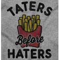 thumbnail image 2 of Taters Before Haters French Fries Unisex Fleece Graphic Zip Up Hoodie Brisco Brands 2X, 2 of 5