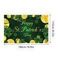 thumbnail image 4 of Banderas Del Día de San Patricio con Doble Impresión, Tréboles, Sombrero, Monedas, Letrero Verde de La Suerte para El Jardín, Póster de Trébol, Foto, Decoraciones Navideñas Irlandesas, 4 of 7