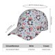 thumbnail image 2 of Balery I Love USA Gorra de béisbol de tamaño ajustable para correr, entrenar y actividades al aire libre. Gorra de papá para todas las estaciones., 2 of 6