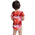 thumbnail image 5 of Daiia Autumn Maple Leaves Printed Unisex-Baby Short Sleeve Onesies Bodysuits Baby Climbing Clothes Soft and Comfortable Romper with Expandable Shoulder Design-12 Months, 5 of 8