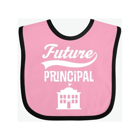 

Inktastic Future School Principal Gift Baby Boy or Baby Girl Bib