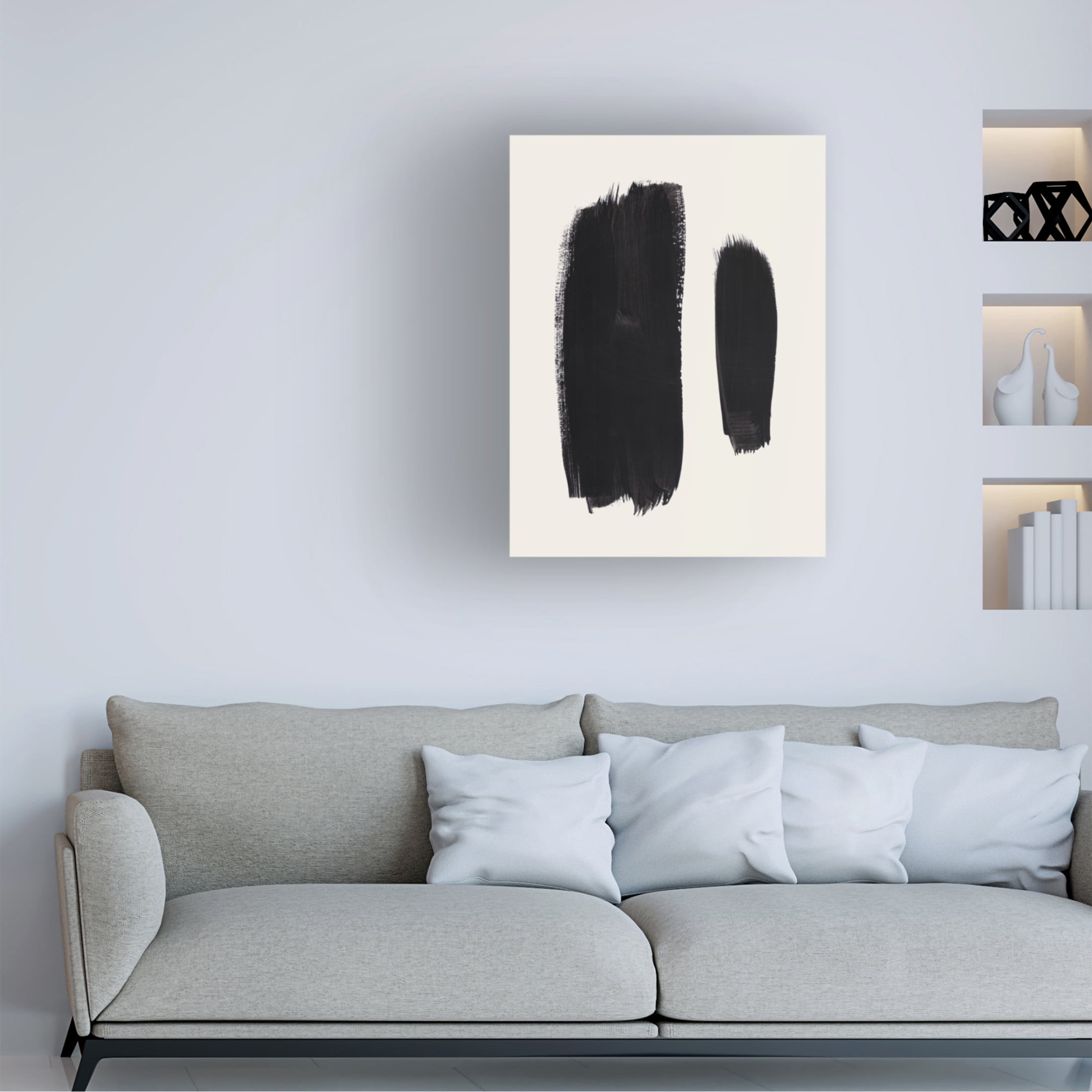 Trademark Fine Art Ejaaz Haniff Double Stroke Canvas Wall Art