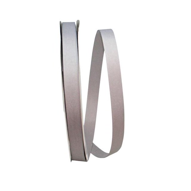Reliant Ribbon 4144-070-03C 0.625 Po 100 Yards Soliterra Taffetas Ribbon&44; Argent