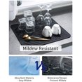 thumbnail image 3 of Tapis de séchage pour comptoir de cuisine, tapis résistant à la chaleur, gadgets de cuisine, accessoires de cuisine (30,5 x 40,6 cm, noir) JAMW Sencillez, 3 of 5