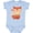 AE-Light Blue, variant on Inktastic Cute Fox Hello Boys or Girls Baby Bodysuit