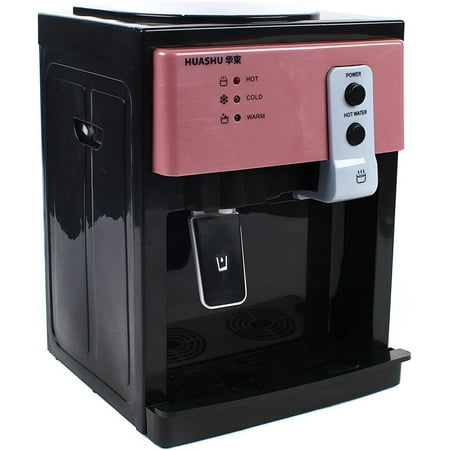 5 Gallon Top Loading Countertop Water Cooler Dispenser Hot & Cold Water Home Office Automatic Temperature Control, Countertop Water Cooler Dispenser with Hot Cold and Room Temperature Water