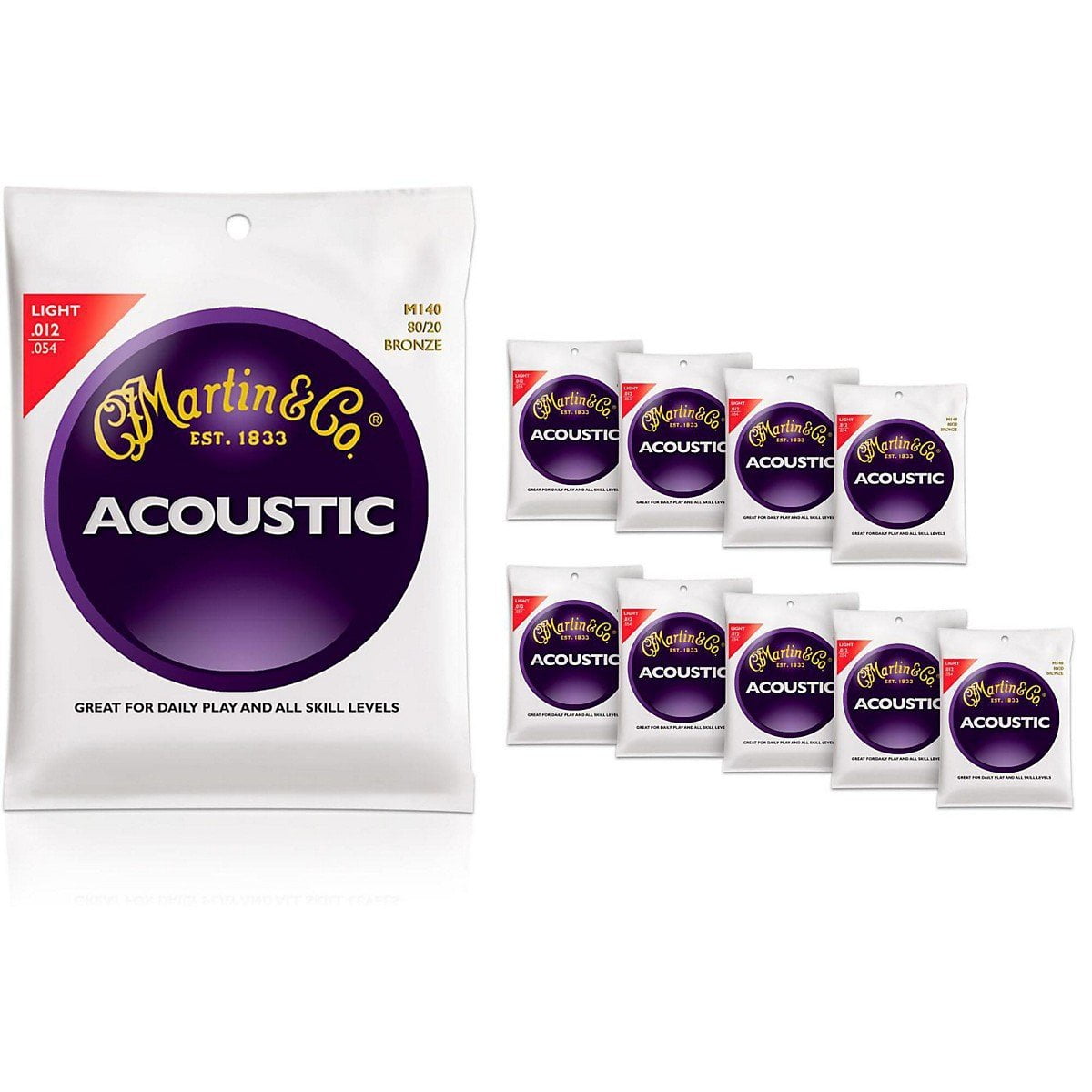 String 80. Acoustic guitar bronze 80/20 round wound gallistrings.