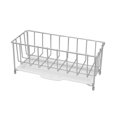 thumbnail image 1 of CSChome Kitchen Sponge Shelf Kitchen Shelf Set Hollow Out Waterproof Keep Dry 304 Stainless Steel Sink Countertop Wire Ball Dish Rag Drain Rack, 1 of 7