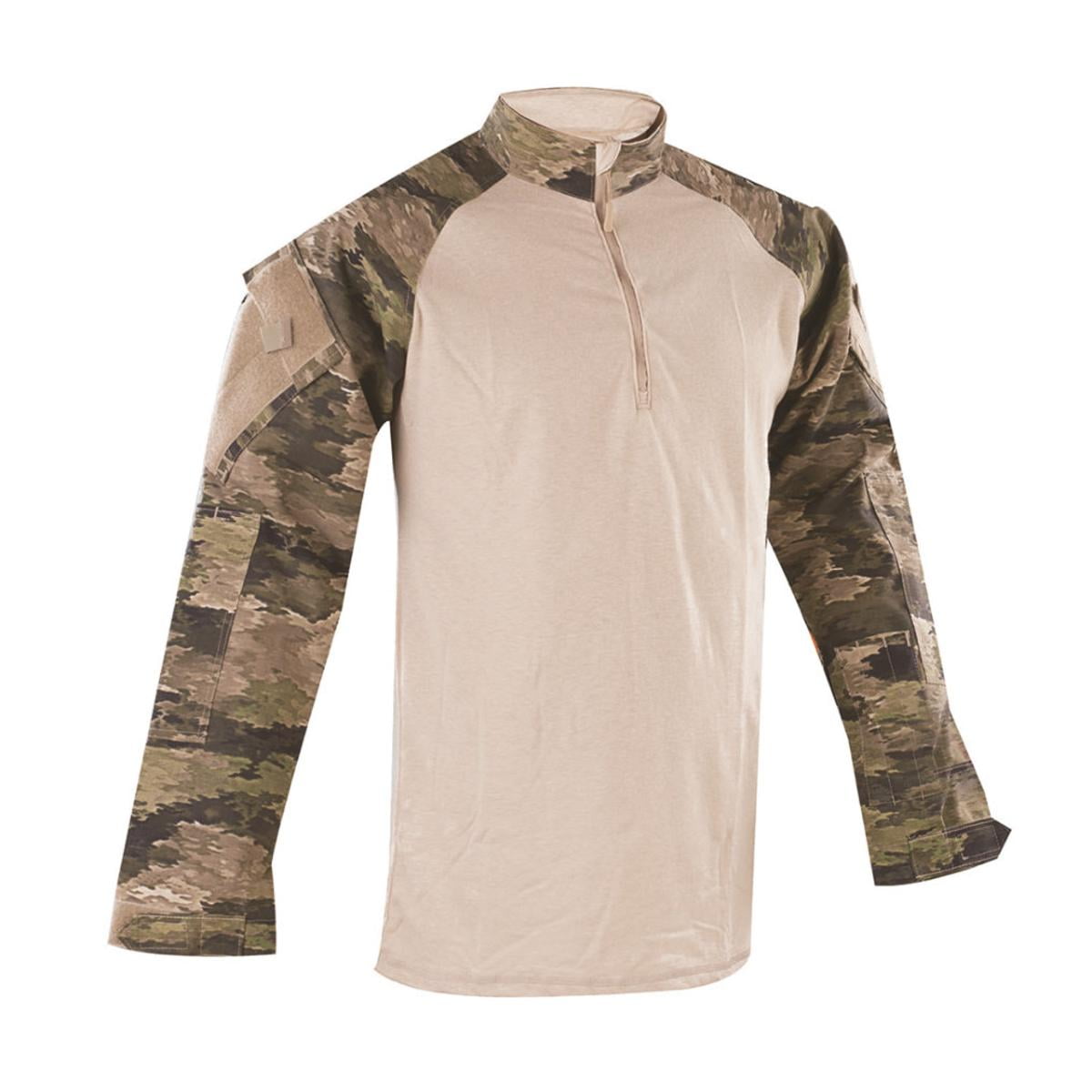 Tru-Spec 2503 1/4 Zip Tactical Response Uniform (TRU) Combat Shirt, A ...