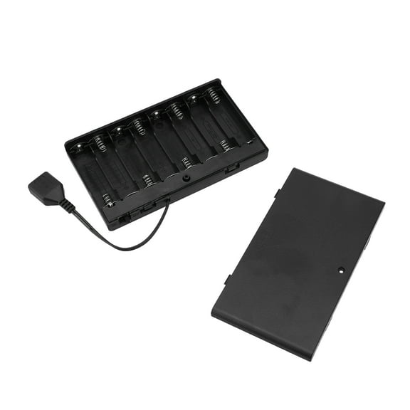AA Battery Box AA Battery Case with USB Cable USB Battery Case Box Case 2/3/4/6/8 Slot AA Battery Box with Switches