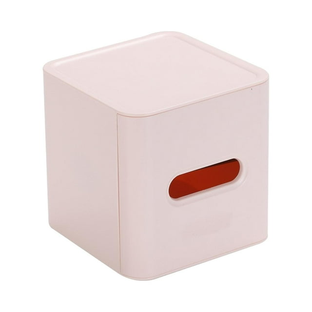 Caja de pañuelos, rollo de caja de almacenamiento de papel, organizador, servilletero de moda, soporte para pañuelos faciales para Bar, hogar, Hotel, Rosa Sunnimix dispensador de papel