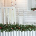 thumbnail image 6 of 5FT Christmas Garland with Red Berries Snow Pine Cones Artificial Pine Garland for Indoor Outdoor Christmas Decorations Mantel Staircase Doorway Holiday Decor, 6 of 9