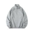 thumbnail image 2 of Ceisia Men's Oversize Stand-Collar Half-Zip Color-Blocked Pullover (Multi-Style) Gift, 2 of 9