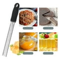 thumbnail image 5 of Râpe Zester Microplane (Noir) pour Agrumes, Parmesan, Gingembre, Chocolat, Muscade avec Lame Fine, 5 of 5