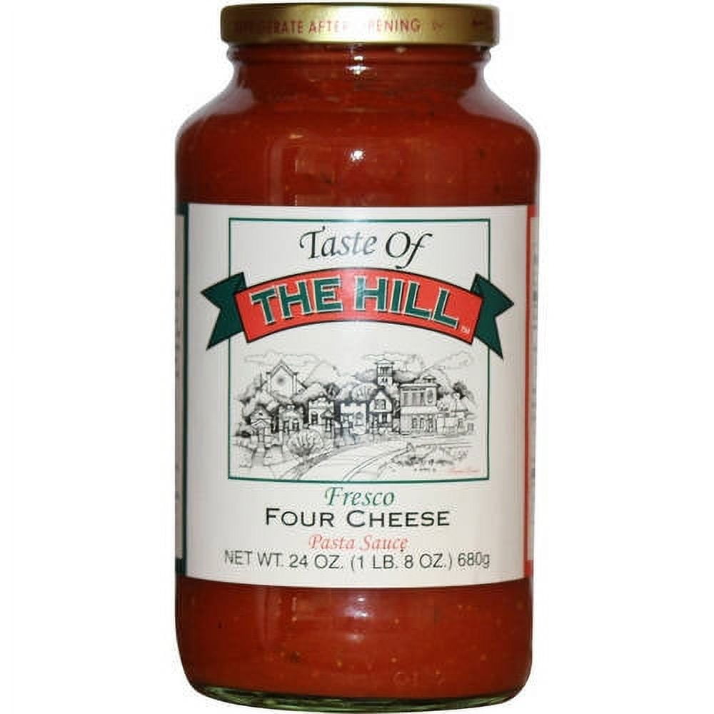 (2 pack) Taste of the Hill Four Cheese Pasta Sauce, 24 oz