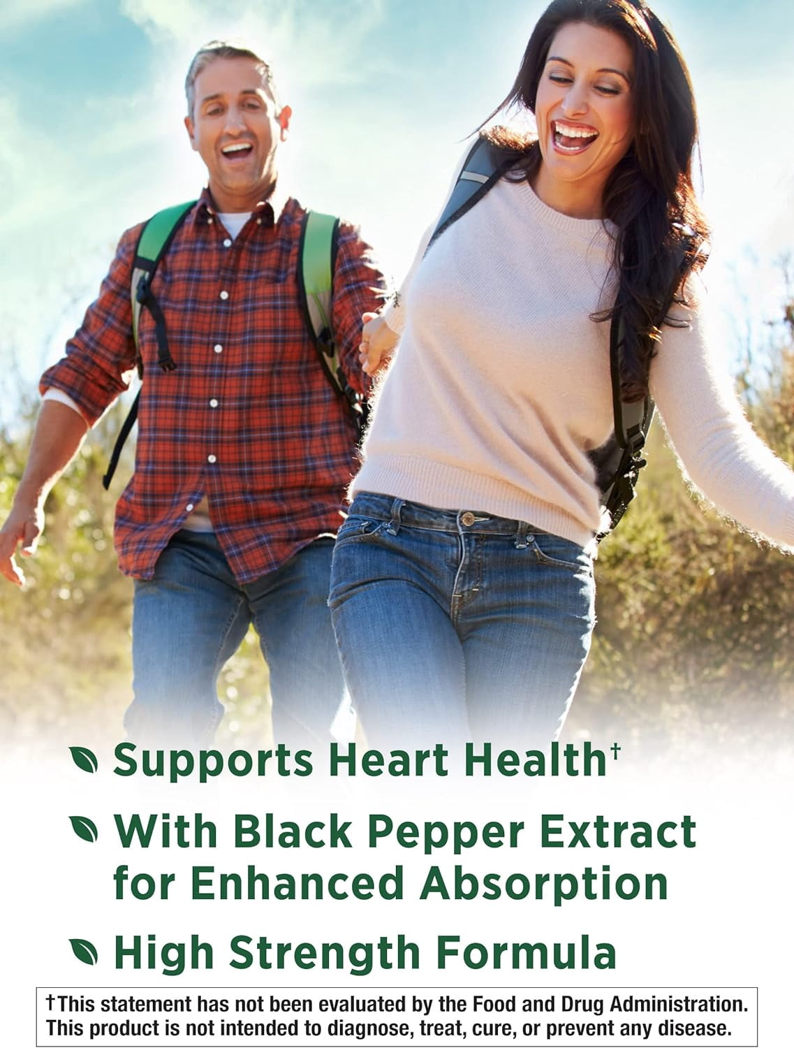 Nature's Truth CoQ10 200 mg Softgels | 50 Count | Enhanced Absorption Supplement | Plus Black Pepper Extract | Non-GMO, Gluten Free