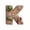K, variant on chaungfeng 26 Gingerbread Alphabet Ornaments for Christmas Tree, Candy Cane Initial Letter Pendant with Berries Pattern, Mini Hanging Decorations for Party Gifts Decor 3.1"