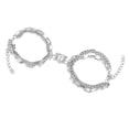 thumbnail image 1 of Pulseras Magnéticas para Parejas Medio Corazón Set, Acero Inoxidable Desmontable Amor Token Promesa Regalo Y Pulsera de Amor para Parejas, 1 of 9