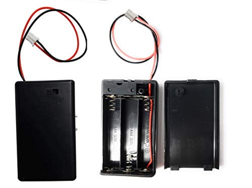 3 Steckplätze AAA Wired Battery Holder Box 4.5 V wiederaufladbares Batteriefach 