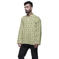 thumbnail image 2 of Atasi Kurta Traditionnel en Coton Imprimé à Col Mandarin pour Hommes Chemise Décontractée, 2 of 5