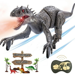 Télécommande rechargeable Dinosaure T-rex Jouet de voiture électrique pour  garçon, Rc Drift Crawler Stunt Off Road Car, Yeux brillants, Rugissant