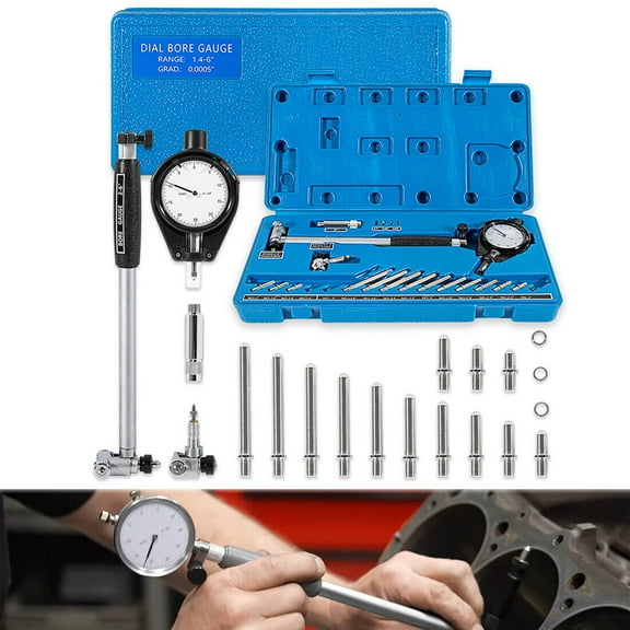 52-646-400-0 Cylinder Dial Indicator Bore Gauge Gage 1.4"-6" Measuring Range New