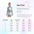 thumbnail image 5 of Xnihocha Kids Girls Sleeveless Alien Dress Sequins Shiny Tutu Dress Outer Space Dress up Dresses Blue 6, 5 of 5