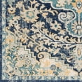 thumbnail image 4 of Livabliss Area Rugs for Living Room, 8x10 Murat Traditional Ink Blue Rug, Bedroom Dining Room Home Decor Stain Resistant Carpet (7'10" x 10'), 4 of 8