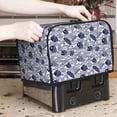 thumbnail image 7 of Kdxio Blue Fish1 Print Toaster Cover Bread Machine Cover Fits for Most Standard 2 Slice Toasters,Keep Toaster Free From Dust And Fingerprint Oven Dustproof Cover, 7 of 7