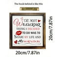 thumbnail image 2 of Valentine’s Day Photo Frame, Heart-Shaped Wooden Frame for Wall or Table, Romantic Display for Couples‘ Pictures, Wedding Photos, or Anniversary E, 2 of 2
