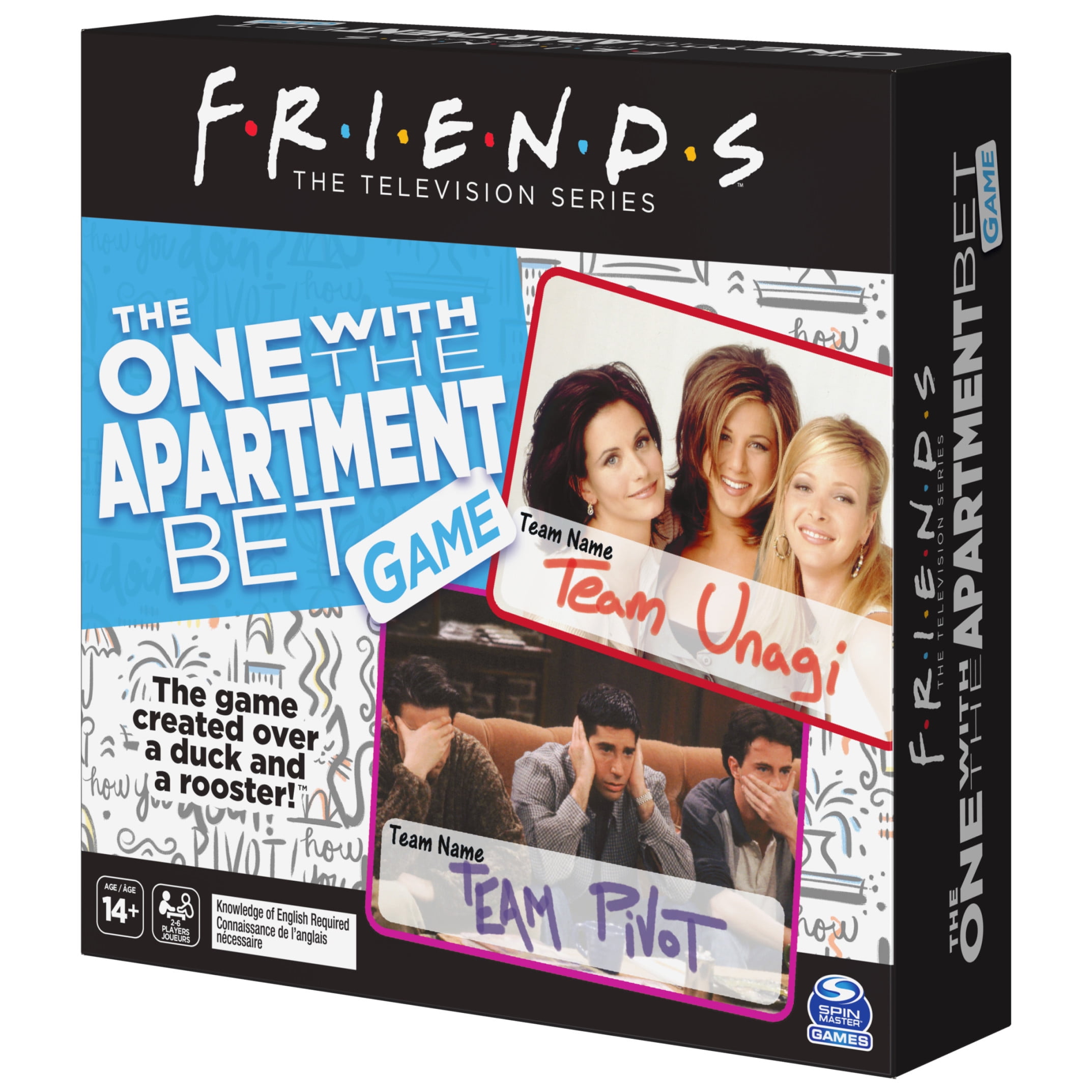 Friends TV Show, The One with the Apartment Bet Party Game, for Adults and Teens Ages 14 and up