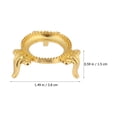 thumbnail image 4 of 1Set Crystal Ball Base Golden Round Alloy Glass Modern Home Decor Display Storage For Adults, 4 of 8
