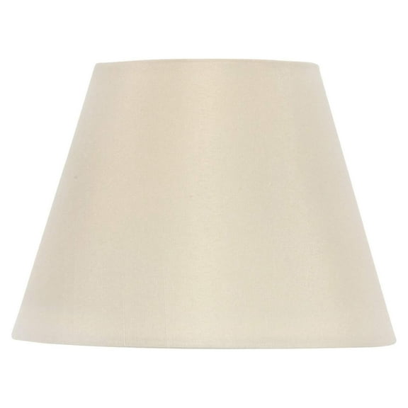 Drum Style Chandelier Lamp Shade 6 Inch Eggshell Silk Clips Onto Bulb