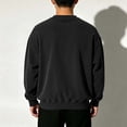 thumbnail image 3 of Squevariel Boys and Girls Long Sleeves Sweatshirt Corduroy Solid Color Round Neck Sweatshirts Casual Loose Pullover Top for 1-14Y, 3 of 7