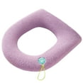 thumbnail image 1 of Fiudx Cojín para Asiento de Inodoro, Tejido de Punto Grueso, Supersuave y Cálido para El Invierno, Cómodo E Higiénico, Fácil de Instalar, Lavable a Máquina, Funda Multiusos, Ajuste Universal, Tamaño, 1 of 1