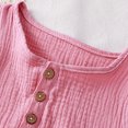 thumbnail image 6 of Staki Infant Baby Boy Jumpsuit Sleeveless Straps Romper Bib Pants One Piece Overalls Plaid Outfit 3M 6M 9M Pink,9-12 Months, 6 of 7