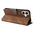 thumbnail image 3 of PANDACO Brown Suede Wallet Case for iPhone 16, 3 of 5