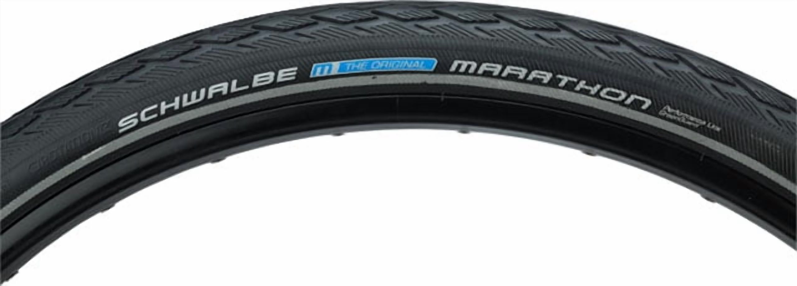 Schwalbe Marathon 700x38c Tire Wire Bead Black/Reflective GreenGuard