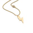 thumbnail image 2 of Lightning Bolt Charm Necklace with Gemstone, 2 of 6