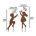 thumbnail image 3 of Estacas de jardín NikouMX 1 par de silueta para niño y niña, 3 of 8