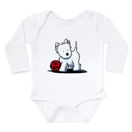

CafePress - Westie & Ball Long Sleeve Infant Bodysuit - Long Sleeve Cotton Baby Bodysuit