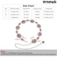thumbnail image 5 of Western Chain Belt for Women Concho Silver Link Chain Belts for Jeans Dresses, 5 of 5